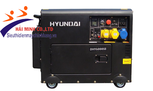 Máy phát điện chạy dầu Hyundai cách âm
